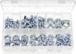 Assortment Box of Thin (Half) Nuts & Wing Nuts - Metric