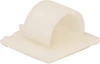 Cable Ties, Clips & Accessories Cable Clips - Plastic - Self- Adhesive