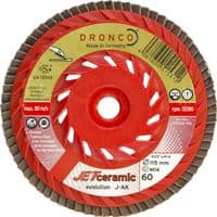 Flap Discs DRONCO 'JET Ceramic' Ceramic Flap Discs 40 Grit