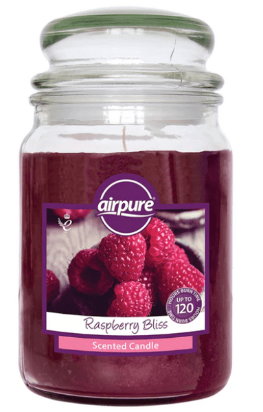 Airpure Jar Candle Raspberry Bliss 18oz