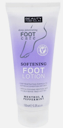 Beauty Formulas Foot Care Softening Foot Lotion Menthol & Peppermint 75ml