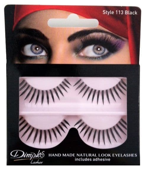 Dimples Eyelashes Black 113