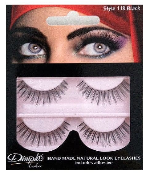 Dimples Eyelashes Black 118