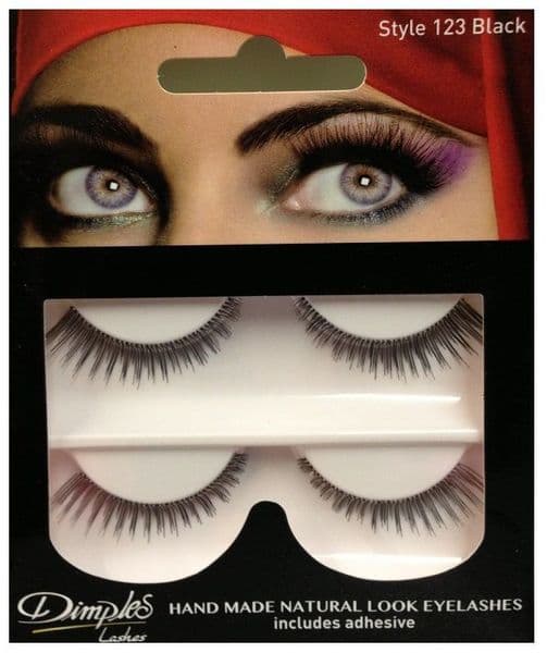 Dimples Eyelashes Black 123