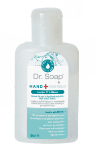 Dr Soap Hand Sanitiser 70% Alcohol 100ml