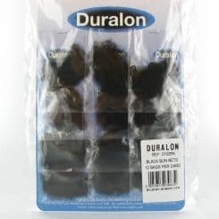 Duralon Bun Nets Black 1x12