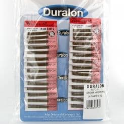 Duralon Hair Grips Brown  1x24