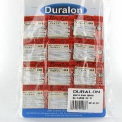Duralon White Hair Grips 1x24