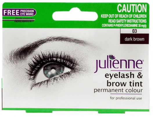 Julienne Eyelash & Brow Tint Dark Brown