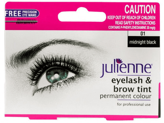 Julienne Eyelash & Brow Tint Midnight Black