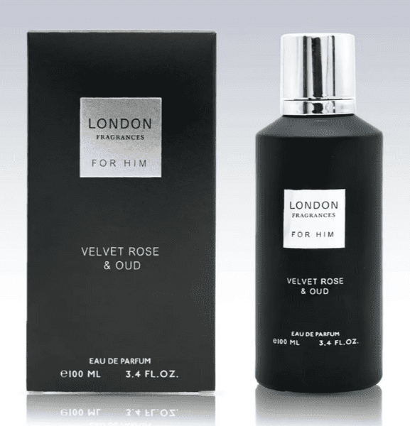 London Fragrances Velvet Rose & OUD 100ml For Him