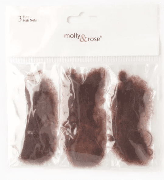 Molly&Rose Hair Nets Brown 3 pack