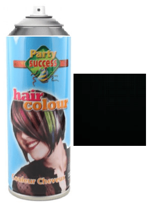 Party Success Colour Hairspray Black