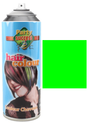 Party Success Colour Hairspray Green