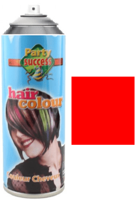 Party Success Colour Hairspray Red