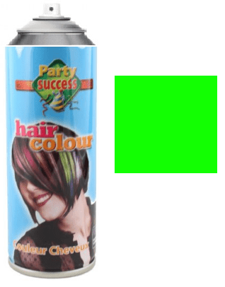 Party Success Fluorescent Hairspray Green