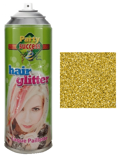 Party Success Glitter Hairspray Gold