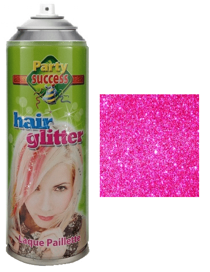 Party Success Glitter Hairspray Pink