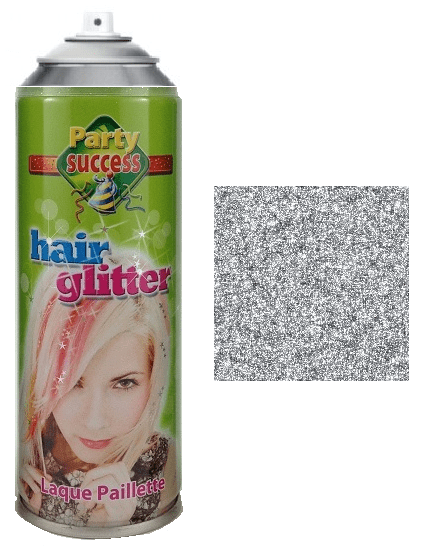 Party Success Glitter Hairspray Silver