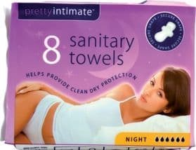 Pretty Sanitary Towels Night
