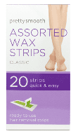 Pretty Wax Strips Classic For All Skin Types (20 Assorted)