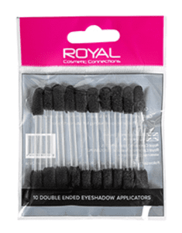 Royal 10 Double Ended Eye Shadow Applicators QBRU179