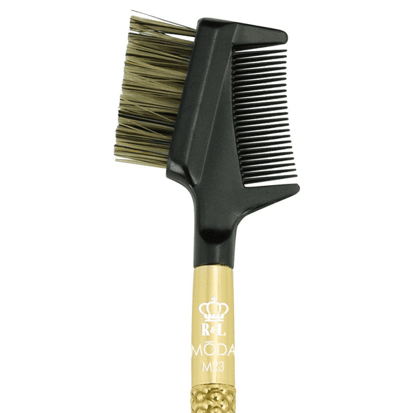 Royal Langnickel Moda Metallic Lash / Brow Groomer Brush Gold
