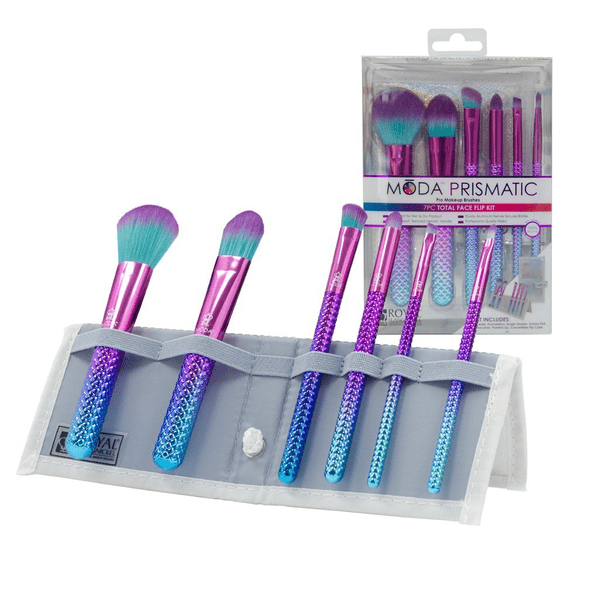 Royal Langnickel Moda Prismatic Total Face Flip Kit 7 Piece