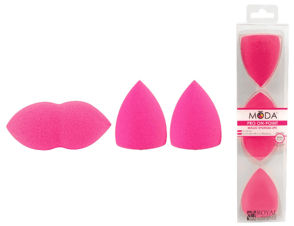Royal Langnickel Moda Pro On-Point Magic Sponges 3 Pack