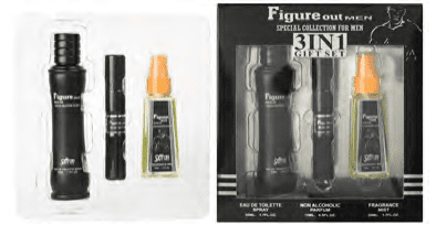 Saffron Gift Set Figure Out Man 3piece