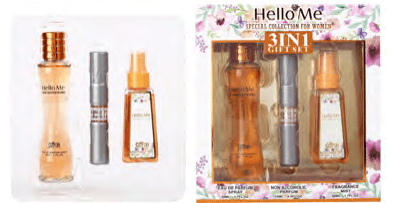 Saffron Gift Set Hello Me 3piece