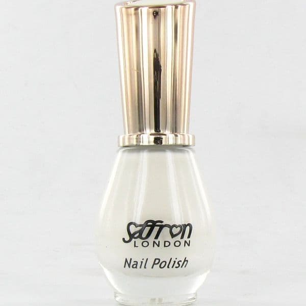 Saffron Nail Polish No. 26 Chalk White