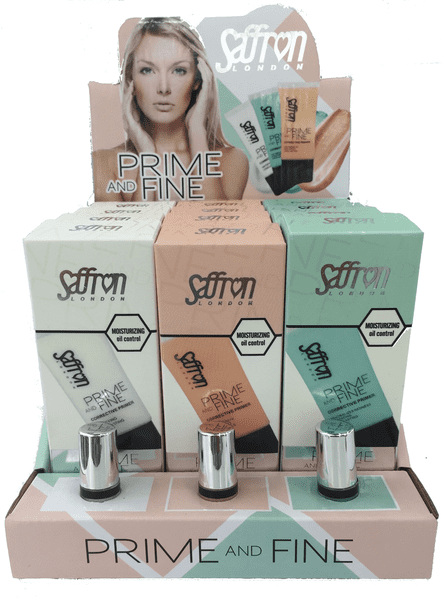 Saffron Prime And Fine Face Primer 1x12