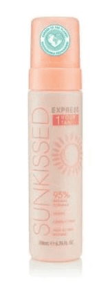 Sunkissed Self Tan Mousse Express 1hour Tan 200ml