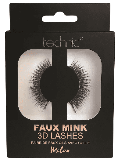 Technic Faux Mink 3D False Eyelashes Milan