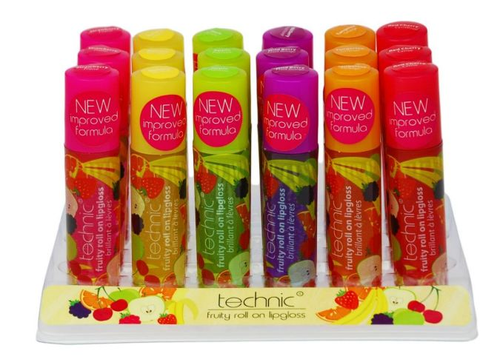 Technic Fruity Roll On Lipgloss Assorted 1x18 27602