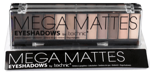 Technic Mega Matte Eyeshadow Palette 25513