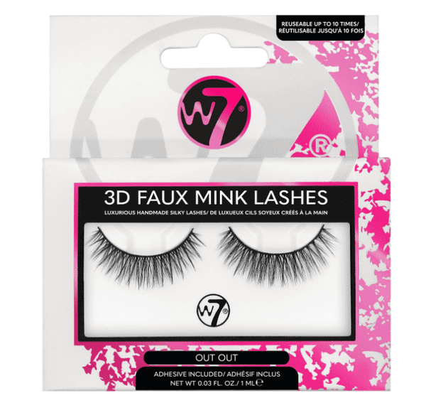 W7 Faux Mink Lashes Out Out