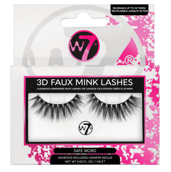 W7 Faux Mink Lashes Safe Word