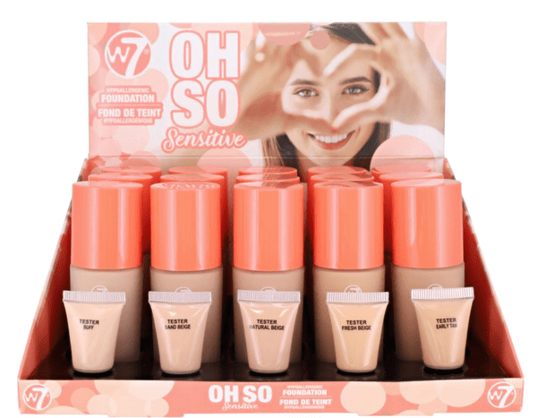 W7 Oh So Sensitive Foundation 1x15