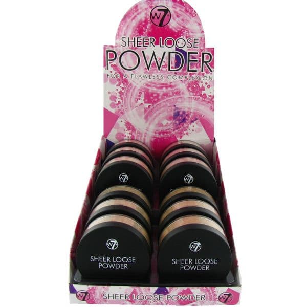 W7 Sheer Loose Powder 1x12