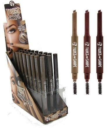 W7 Twist & Shape 2 in 1 Brow Pencil & Comb 1x24