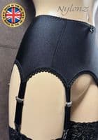 6 Strap CLASSIC Suspender Belt Black