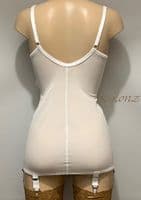 6 Strap Corselette / Full Girdle - White