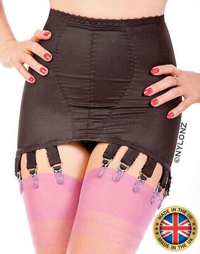 Classic 14 Strap OB Girdle - Black