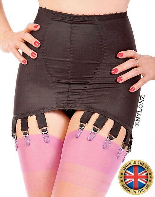 Classic 14 Strap OB Girdle - Black