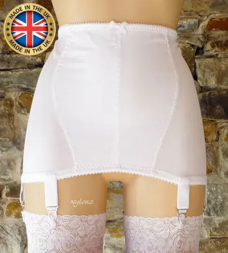 Classic Multi Strap Girdle - White