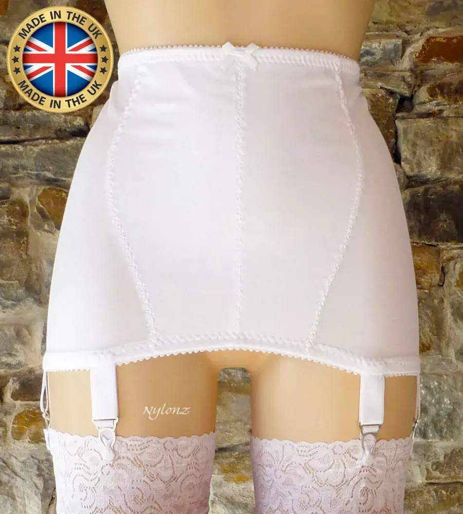 Classic Multi Strap Girdle - White