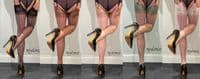 Fully Fashioned 'STYLE' Point Heel Stockings XL