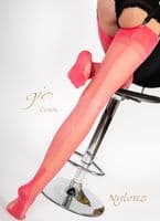 Gio Fully Fashioned Stockings CUBAN Heel - imperfects